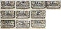 Deutschland, Deutsches Reich 10 x 50 Pfennig 10 x Notgeldschein, LUFTKURORT FRIEDRICHSBRUNN HARZ, Sachsen-Anhalt -