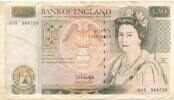 50 Pounds 1991 - 1993 Großbritannien Sir Christopher Wren III