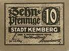 Deutschland, Deutsches Reich 10 Pfennig 1 x Notgeldschein, Stadt Kemberg -
