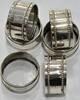 6x Serviertenringe 800 er Silber -