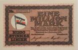 Deutschland, Deutsches Reich 1 Million Mark Grossnotgeld, Hugo Stinnes Linien Hamburg -