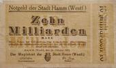 Deutschland, Deutsches Reich 10 Milliarden Mark Grossnotgeld, Hamm, Nordrhein-Westfalen -