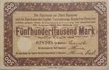Deutschland, Deutsches Reich 500.000 Mark Grossnotgeld, Niedersachsen,Sparkasse der Kapital-Versicherungs-Anstalt, Hannover -