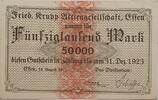 Deutschland, Deutsches Reich 50000 Mark Grossnotgeld, Essen Friedr. Krupp AG, Nordrhein-Westfalen -