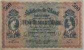 Deutschland, Deutsches Reich 500 Mark Grossnotgeld, Dresen, Sächsische Bank, Serie II -