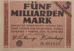 Deutschland, Deutsches Reich 5 Milliarden Mark Grossnotgeld, Herne, Nordrhein-Westfalen -