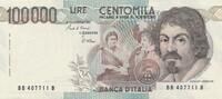 Italien 100.000 Lire Banknote -