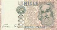 Italien 1000 Lire Banknote -