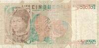 Italien 5000 Lire Banknote -