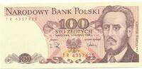 Polen 100 Zlotych Banknote -