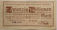 Deutschland, Deutsches Reich 20 Millionen Mark Grossnotgeld, Mayen, Rheinland-Pfalz, Serie M -
