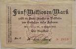Deutschland, Deutsches Reich 5 Millionen Mark Grossnotgeld, Münster, Nordrhein-Westfalen, Stadt, Serie C -