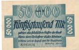Herne 50 Tausend Mark Gutschein der städtischen Kasse -