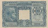 Italien 2 Lire Banknote -