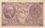 Italien 5 Lire Banknote -