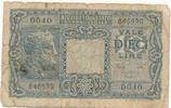 Italien 10 Lire Banknote -