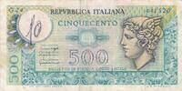Italien 500 Lire Banknote -