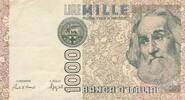 Italien 1000 Lire Banknote -