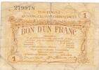 Belgien 1 Franc Tornai -