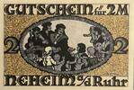 Deutschland, Deutsches Reich 2 Mark 1 x Notgeldschein, Stadt Notgeld Neheim a.d. Ruhr, Nordrhein Westfalen -