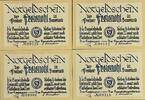 Deutschland, Deutsches Reich 1 Mark, 25, 50, 75 Pfennig 4 x Notgeldschein, Stadt Freienohl, Westfalen -