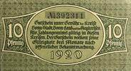 Deutschland, Deutsches Reich 10 Pfennig 1 x Notgeldschein, Bonn - Kreis, Nordrhein-Westfalen -