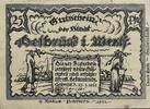 Deutschland, Deutsches Reich 25 Pfennig 1 x Notgeldschein, Gutschein der Stadt Delbrück in Westfalen -