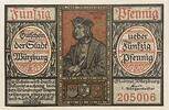 Deutschland, Deutsches Reich 50 Pfennig 1 x Notgeldschein, Notgeld Würzburg, Bayern -