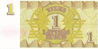 Lettland 1 Rublis Banknote -