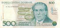 Brasilien 500 Cruzados Banknote -