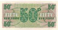 Großbritannien 50 Pence Banknote -