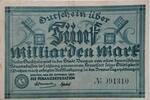 Deutschland, Deutsches Reich 5 Milliarden Mark Grossnotgeld, Bremen, Die Finanzdeputation -