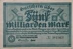 Deutschland, Deutsches Reich 5 Milliarden Mark Grossnotgeld, Bremen, Die Finanzdeputation -