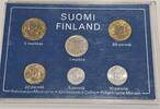 Finnland KMS Kursmünzensatz 10 Penniä - 5 Markkaa -