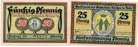 Deutsches Reich Deutschland 25, 50 Pfennig Notgeld, Stadt Krölpa Thüringen -