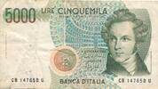 Italien 5000 Lire Banknote -