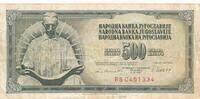 Jugoslawien 500 Dinara Banknote -
