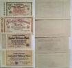 Deutschland Deutsches Reich 20, 50, 100, 200 Millionen Mark Großnotgeld, Berlin, Deutsche Reichsbahn, 4 Stück lot, Hr-57, HR-44, Ec, Bo 35 -