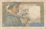 Frankreich 10 Francs Banknote -
