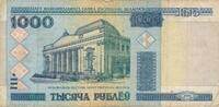 Weißrussland 1000 Rubel Banknote -
