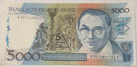 Brasilien 5000 Cruzados Banknote -