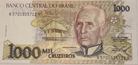 Brasilien 1000 Cruzeiros Banknote -