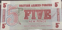 Großbritannien 5 New Pence Banknote -