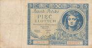 Polen 5 Zlotych Zloty Banknote -
