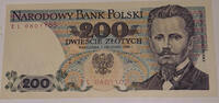 Polen 200 Zlotych Banknote -
