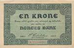 Norwegen 1 Krone Banknote -