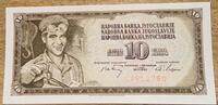 Jugoslawien 10 Dinara Banknote -