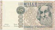 Italien 1000 Lire Banknote -