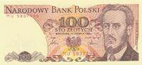 Polen 100 Zloty Banknote -