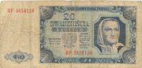 Polen 20 Zlotych Banknote -